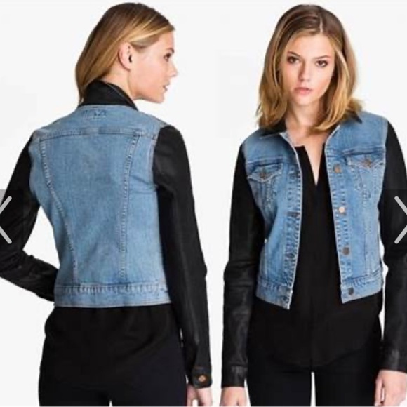 J Brand Women’s Distressed Bowie Jean Jacket Size S $498 - Picture 6 of 15